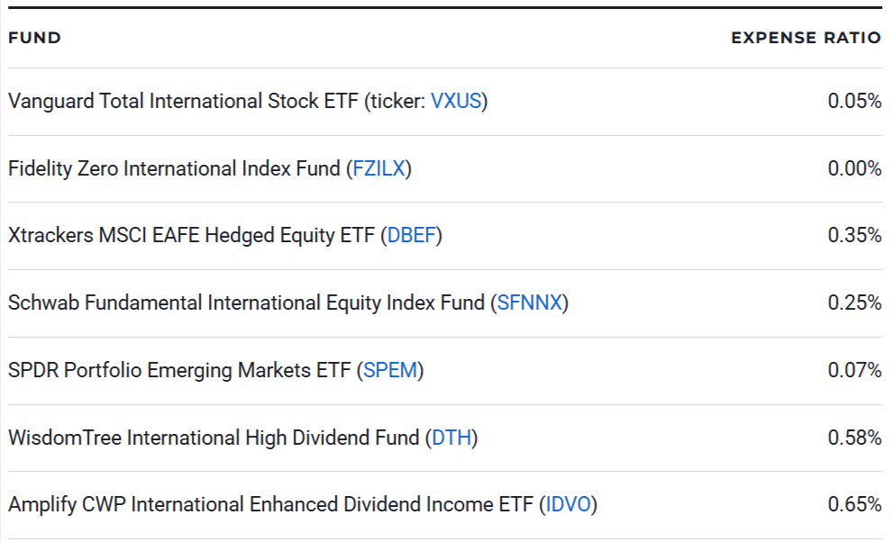 7 Best International Stock Funds to Buy for 2026